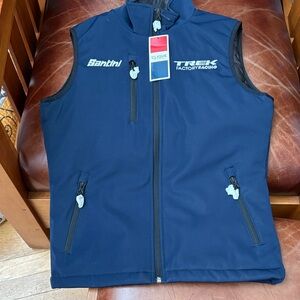 Santini Women's Navy Softshell Vest